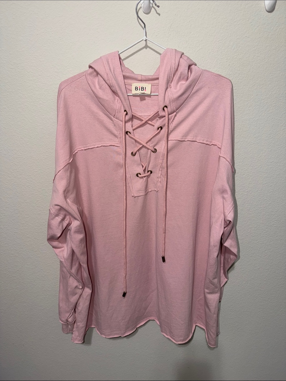 NWOT BiBi oversized French Terry hoodie